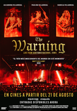 cartel THE WARNING DESDE EL AUDITORIO NACIONAL OV