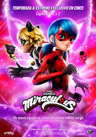 cartel Miraculous: Aventuras de Ladybug-Cat Noir