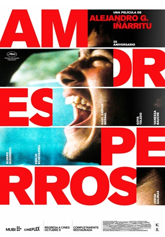 cartel Amores Perros (25 Aniversario) Esp