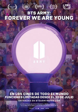 cartel BTS ARMY: FOREVER WE ARE YOUNG