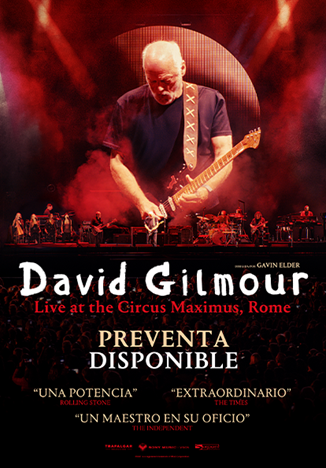 cartel David Gilmour Live at the Circus Maximus, Rome