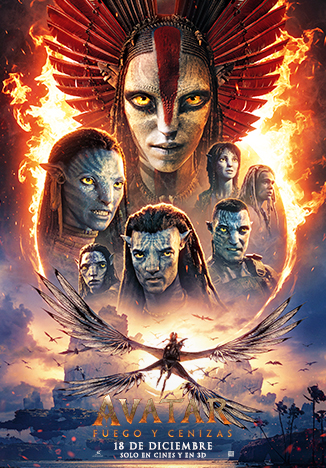 cartel Avatar: Fuego y Cenizas