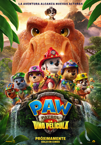 cartel Paw Patrol: La Dino película
