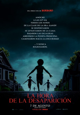 cartel La hora de la desaparición