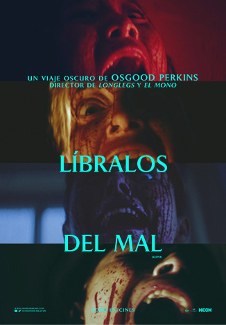 cartel Líbralos del mal