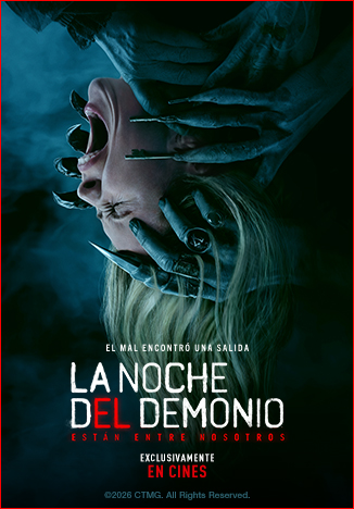 cartel La noche del demonio: Están entre nosotros