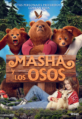 cartel Masha y los Osos