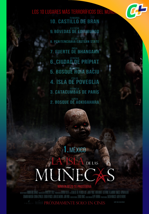 cartel La Isla de las Muñecas